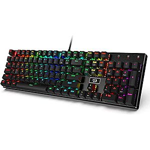 GTRACING Mechanical Gaming Keyboard (Compact 104 Key) 20 Led Lighting Effect - USB Wired for $25.59 + Free Shipping