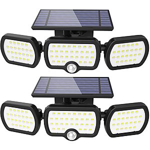JESLED 360 Degree Adjustable Motion Sensor Solar Flood Light 80 LED from $15.38 - $25.28 + Free Shipping w/ Prime or orders $25+