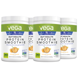 4-Pack Vega One Gut Health Protein Smoothie (Orange Ginger) $34 + Free Shipping