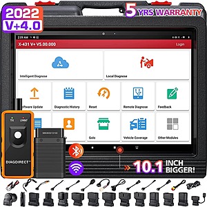 LAUNCH X431 V+ PRO 4.0 2022 Elite Auto Scan Tool, 35+ Services & Online Coding + 2 Years Free Update + Key Match + All-System Diagnostics for $839.25 + Free Shipping