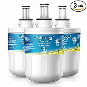 3-Pack Waterdrop Advanced NSF 53&42 Certified Lead Reduction Refrigerator Water Filter Replacements (Various) for Samsung, GE, LG, Whirlpool, Maytag from $27.43 + Free Shipping