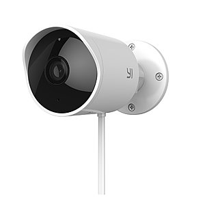 YI Outdoor Security Camera 1080p Cloud Cam IP Waterproof with Night Vision Plus Two-Way Audio, Motion Detection and Alarm $57.99 + Free Shipping