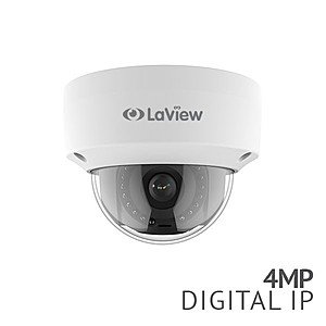 LaView 4MP 2K Outdoor Day/Night Dome PoE IP Camera (Refurbished) $32.25 + Free S&H on $49+