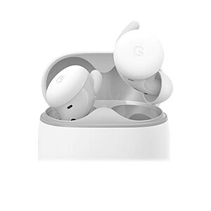 Google Pixel Buds A-Series - True wireless earphones with mic - in-ear - Bluetooth - noise isolating - dark olive or clearly white - $50 +tax with Amex Offer @ Dell.com
