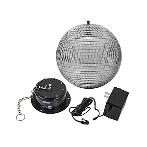 Stage Right 8-inch Spinning Mirror Ball & Motor w/ LED Lights Package $16.80 + 2.5% SD Cashback at Monoprice + Free S/H