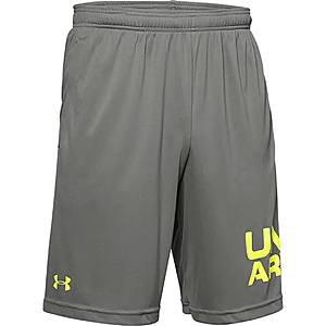 Under Armour Men's UA Tech Wordmark Shorts (Gravity Green) $12.99 or Less + FS