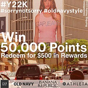 Enter to Win $500 in Rewards at Gap, BR, Old Navy, Athleta - No Purchase Req'd - Winners Selected Hourly