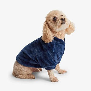 The Company Store Slip-On Dog PJs w/ Velcro Closure (Cozy Plush & Organic Cotton Prints - 2XL) $7 + Free Shipping