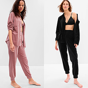 Gap.com (Mobile App Required) Extra 60% Off Markdowns: Women's Velour Joggers $4, Jeans $8, Kids' / Teen Jeans $6, Men's Poplin Shirt $6.80 and More + FS from $20+