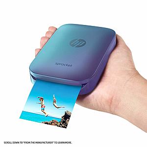 HP Blue Sprocket 2-in x 3-in Portable Photo Printer, Blue (Z9L26A): $89.99 Amazon