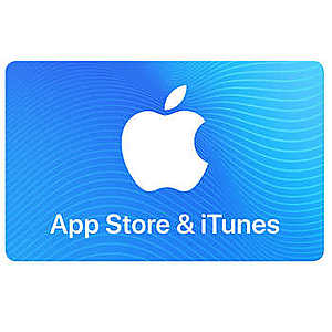 Costco Members: $100 iTunes Gift Code (E-Delivery) for $84.49, $25 for $21.49 / In-Club: multi-packs (4 x $25) for $84.49
