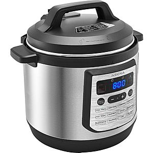 New Google Express Customers: Insignia- 8-Quart Multi-Function Pressure Cooker - Stainless Steel $48.99 AC or Less w/ Free Shipping