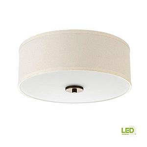 Home Depot: 17-Watt LED Flush Mount Light $35 | Ceiling Fans - 56" Hugger LED $50 & More  + Free S/H on Orders of $50+