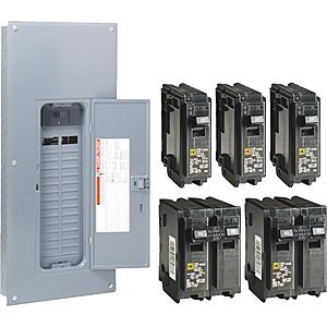 Square D Homeline 200-Amp 30-Space 60-Circuit Indoor Main Breaker Value Pack $89 & More + Free S/H (Valid for Select Areas)