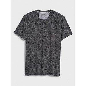 Banana Republic Factory: Men's Quick Dry Henley & Pique Polos 4 for $30.60 & More + Free S/H on $50+