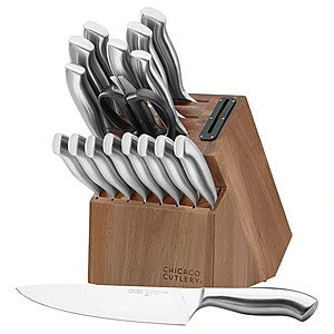 18-Piece Chicago Cutlery Insignia Stainless Steel Guided Grip Block Set or Insignia 2 $74.99 at Kohl's + Free Shipping