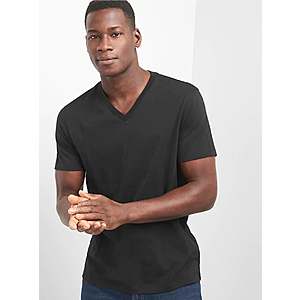 Gap.com: Men's Classic V Tee $3, Flannel Work Shirt $11.99, Skinny, Slim Cords $18, Skinny Jeans $19.80, Sherpa-Lined Denim Jacket $28.20 [FS on $30+ on Markdown orders]