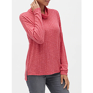 Banana Republic Factory: Women's Funnel-Neck Top $5.94, High Rise Grey Skinny Jean $14.87, Hayden Pull-On Ankle Pant $11.47, Cowl-Neck Sweater Dress $12.74 + FS on $10.63+