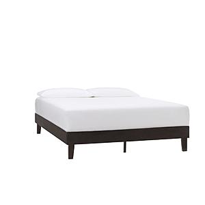 StyleWell Platform Beds: Beckdale Pine King (Ebony) $139.30, Dorstead Walnut Finish Queen $149.50 & More at Home Depot