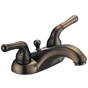 PROFLO 1.2 GPM 4" Centerset Bathroom Faucet w/ Brass Pop-Up Drain Assembly in Oil Rubbed Bronze $21.63 + Free S/H