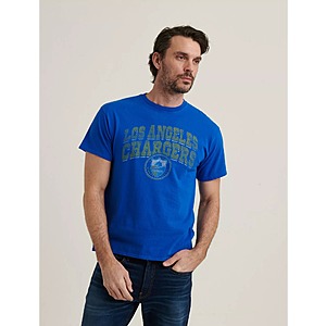 Lucky Brand: Extra 40% Off Sitewide: Men's Los Angeles Chargers Tee $6 & More + Free Shipping