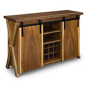 Home Styles Forest Retreat Wood Kitchen Island (Live Teak Brown) $380 + Free Shipping