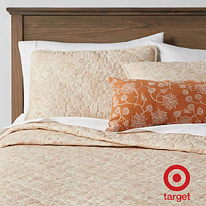 4-Pc Threshold Marion Floral Quilt Set (Full/Queen) $29.50, Nate Berkus Stitched Jersey Quilt (Citron) $34.50+ 2.5% Slickdeals Cashback (PC Req'd) at Target + Free Pickup