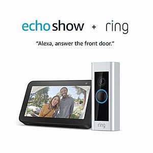 Ring Video Doorbell Pro with Echo Show 5 (Charcoal) (Prime Exclusive Deal) - $169.99