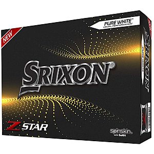 Prime Members: 2-Dozen Srixon Z-Star Golf Balls (White) $43 + Free Shipping