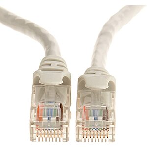 10-Pack 14' Amazon Basics RJ45 Cat 5e Ethernet Cable (Light Grey) $8.85 & More