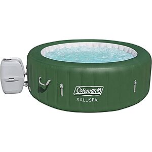 77" x 28" Coleman SaluSpa 4-Person Inflatable Hot Tub (Forest Green) $283.31 + Free Shipping