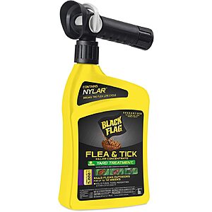 32-Oz Black Flag Flea & Tick Killer Concentrate Ready-to-Spray Yard Treatment $3.33 w/ S&S + Free Shipping w/ Prime or on $35+