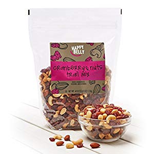 Prime Members: 40oz Happy Belly Cranberry & Nuts Trail Mix  $16 w/ S&S + Free S&H