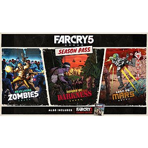 Far Cry 5 Season Pass- Includes all Far Cry 5 DLCs-$10.56 for PC-Base game required-INCLUDES FAR CRY 3