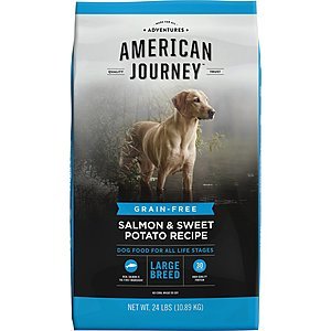 New Customers: 24-Lb American Journey Grain Free Dry Dog Food (various flavors) 2 for $40 + Free Shipping