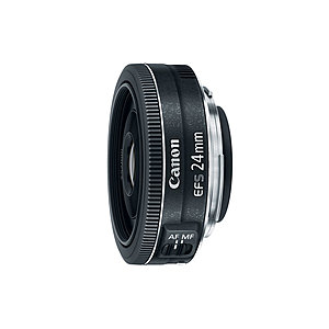 Canon Lenses (Refurb): EF-S 24mm f/2.8 STM $89 & More + Free S&H