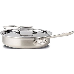 All-Clad Factory Seconds + 20% Off Coupon: 3-Qt. Saute Pan with Lid / BD5 $88 & More + Free S&H