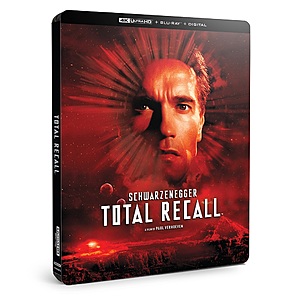 Total Recall: 30th Anniversary Pre-Order (4K UHD + Blu-ray + Digital) $18 + Free S&H on $35+