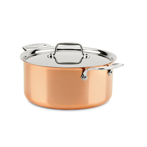 All-Clad Factory Seconds + 15% Off Coupon: 8-Qt. Stockpot with Lid / c4 Copper $204 & More + Free S&H