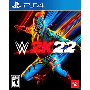 WWE 2K22 (PS4, Xbox One) $15 (PS5, Xbox Series X|S) $20 + Free Store Pickup at GameStop or FS on $59+
