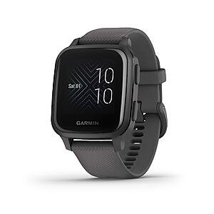 Garmin Venu Sq GPS Smartwatch w/ HR Monitor & Health Tracking (Shadow Gray/Slate) $98 + Free Shipping