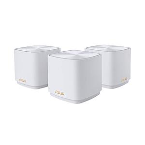 3-Pack ASUS ZenWiFi AX1800 AiMesh WiFi 6 System (White) $137 + Free Shipping