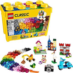 154-Piece LEGO Minecraft The Bakery w/ 3 Mini-Figs, Treasure Accessories, & Goat $16, 790-Piece LEGO Classic Kids Large Creative Brick Box $32.50 & More + Free S/H w/ Prime or $35+