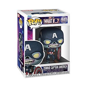 Funko Pop! Marvel: What If? Vinyl Bobbleheads: Zombie Captain America, Zombie Iron Man, Zombie Scarlet Witch, Dead Strange $5  + Free Shipping w/ Prime or on $35+