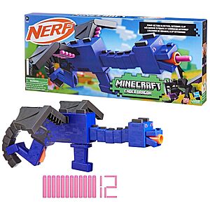 NERF Minecraft Blasters: Ender Dragon $18, Stormlander $11.95, Pillager's Crossbow $16.20, Heartstealer $15 & More + Free Store Pickup at Target or Free SH on $35+ or Red Card