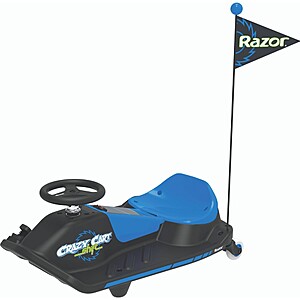 Razor 12V Crazy Cart Shift Electric Drifting Go Kart (Blue/Black) $94.50 + Free Shipping