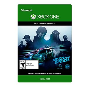 Need For Speed Standard Edition (Xbox One Digital Code) $3 + Free Shipping w/ Prime or on $35+