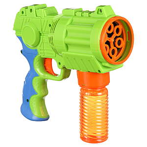 Select Walmart Stores: Play Day Bubble Blaster Battery Operated Bubble Blowing Toy w/ 4-Oz. Bubble Solution Bottle (Green) $3.90 + Free S&H w/ Walmart+ or $35+