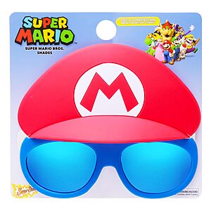 Super Mario Sun-Staches UV 400 Child Sunglasses (One Size) $5.95 + Free Shipping w/ Prime or on $35+