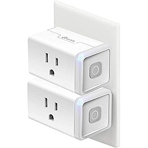 2-Pack Kasa Smart Plug Mini Wi-Fi Outlets $10